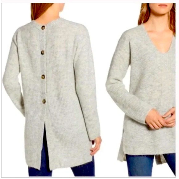 J crew Open back sweater - Picture 1 of 10